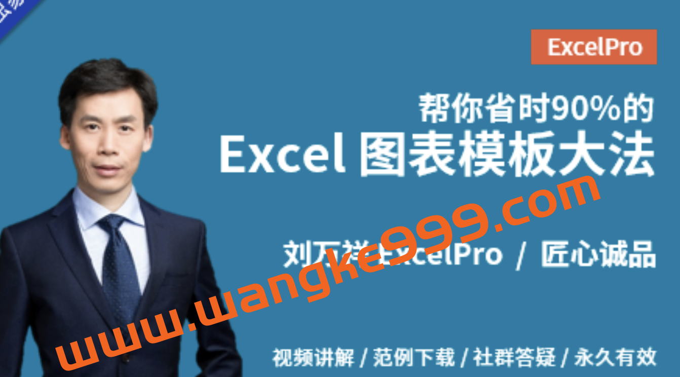 刘万祥ExcelPro《帮你省时90%的Excel图表模板大法》插图