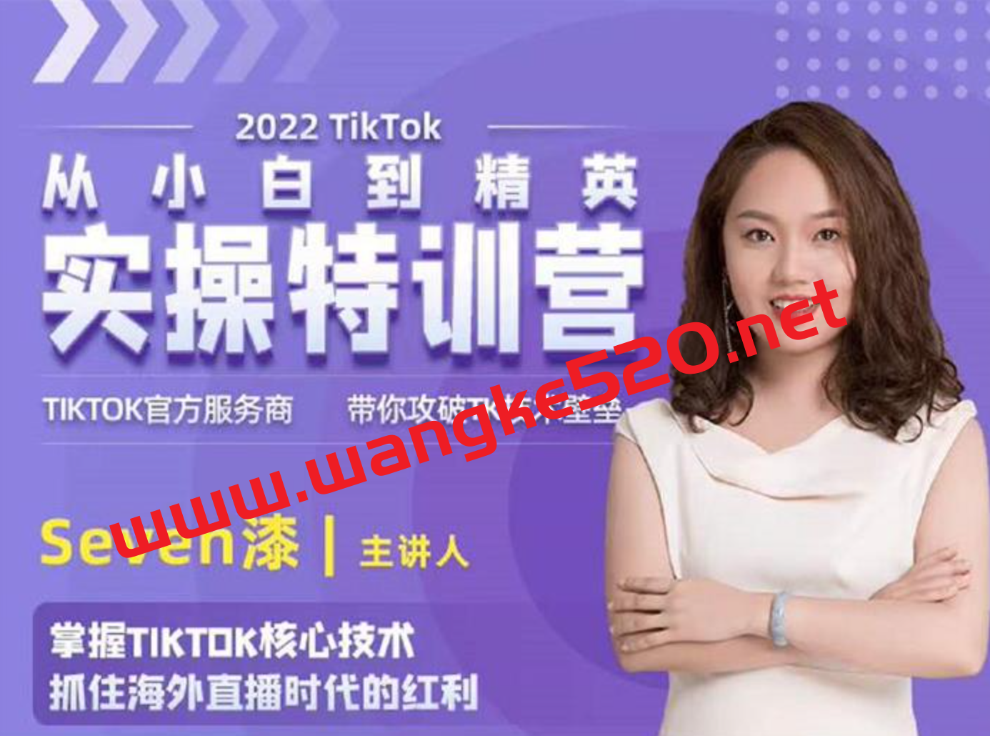 Seven漆《2022 Tik Tok从小白到精英实操特训营》：掌握Tik Tok核心技术，抓住海外直播时代新红利插图