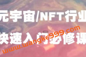 《元宇宙NFT行业》入门必修课