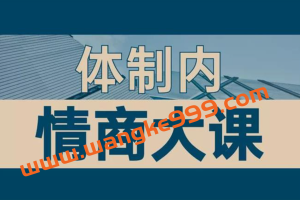 老秘书《即学即用的体制内情商大课》：如何提高职场悟性，为自己加分