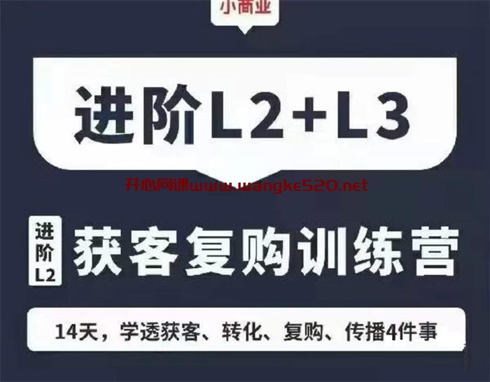 小商业《产品定位与获客复购训练营》：14天学透获客、转化、复购、传播，28天学透价值、产品、定位、品牌、战略插图