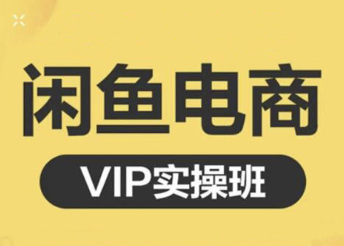 鱼客·闲鱼电商零基础入门到进阶VIP实战课程插图