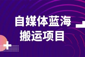 高鹏圈《自媒体蓝海搬运项目》：项目最大的优势在于平台和领域的选择，以及最重要的搬运手法