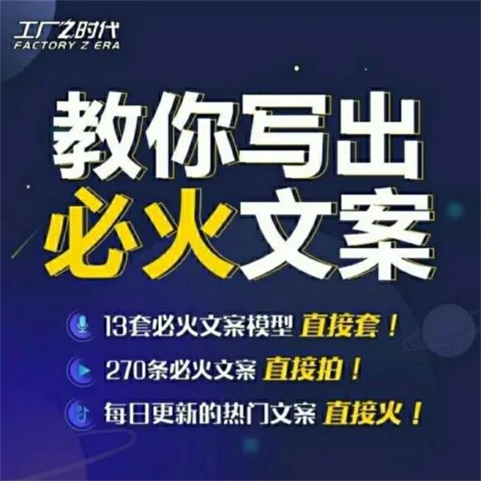 陈厂长《教你写必火文案》：10节实操课让你变成专业文案高手插图