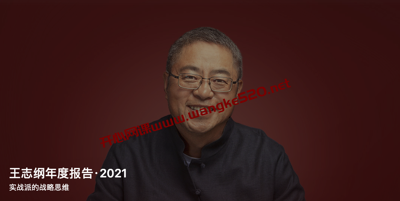 王志纲《王志纲年度报告·2021》：实战派的战略思维插图