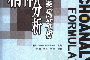 南希·麦克威廉姆斯《精神分析案例解析》：心理咨询与治疗系列丛书