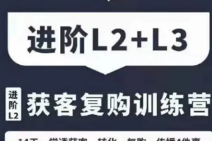 路骋老路·小商业获客复购训练营：14天学透获客、转化、复购、传播4件事