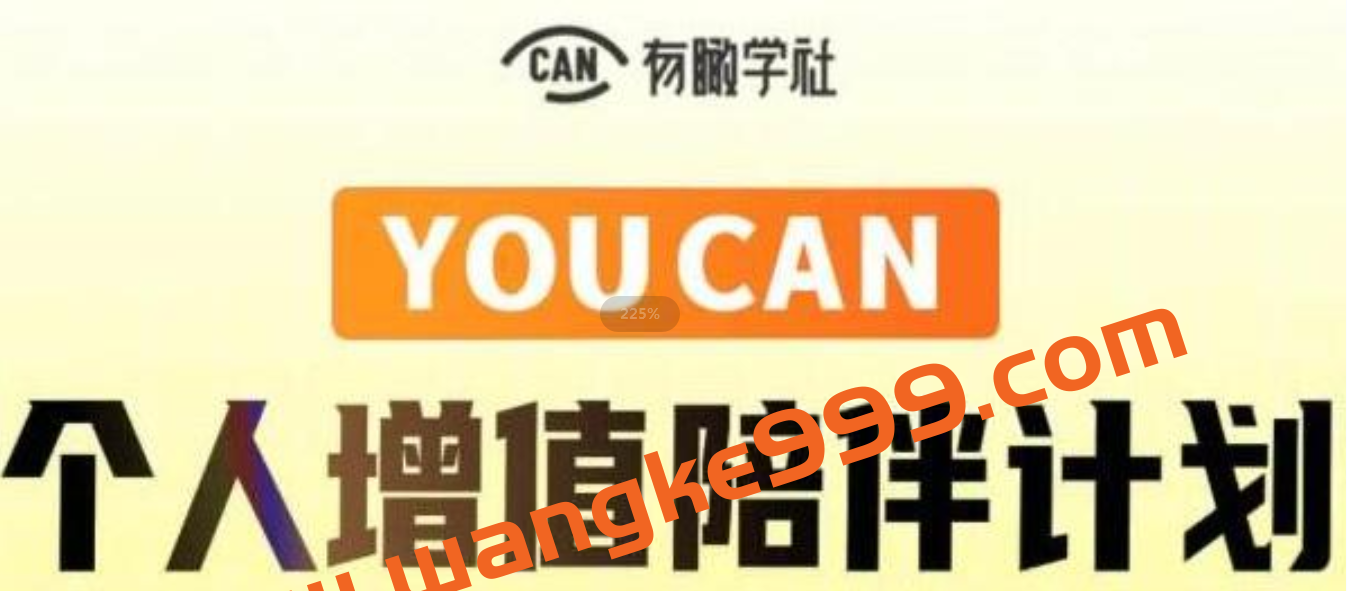 有趣学社《YOUCAN个人增值陪伴计划》提升个人“稳定可持续赚钱能力”插图