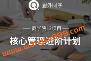 圈外商学院L2项目｜核心管理进阶计划