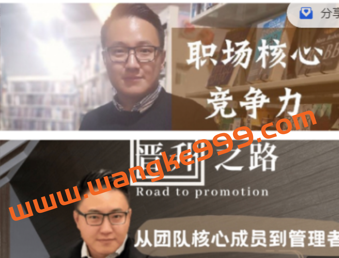 职场专家大厨Alex·职场核心竞争力＋晋升之路：从团队核心成员到管理者插图