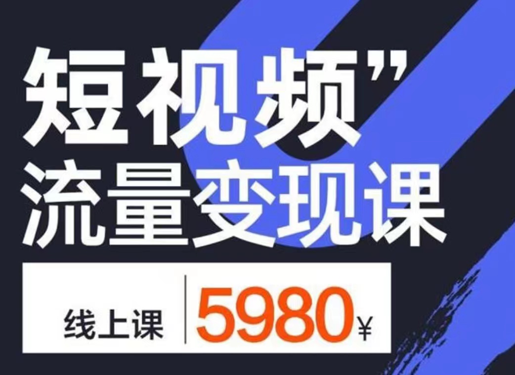 参哥·短视频流量变现课：学成即可上路，抓住时代的红利插图