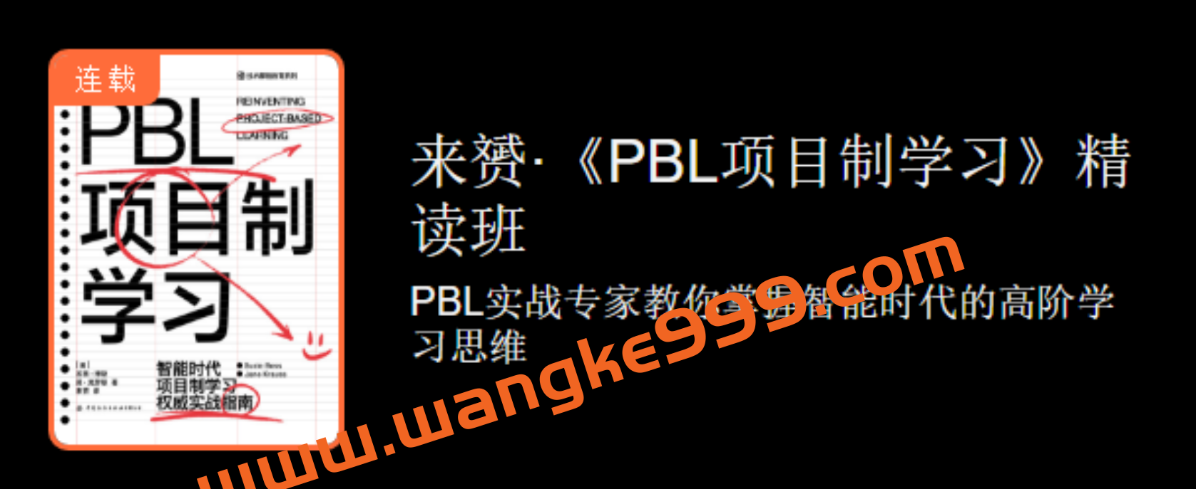 来赟《PBL项目制学习》精读班 掌握智能时代的高阶学习思维插图