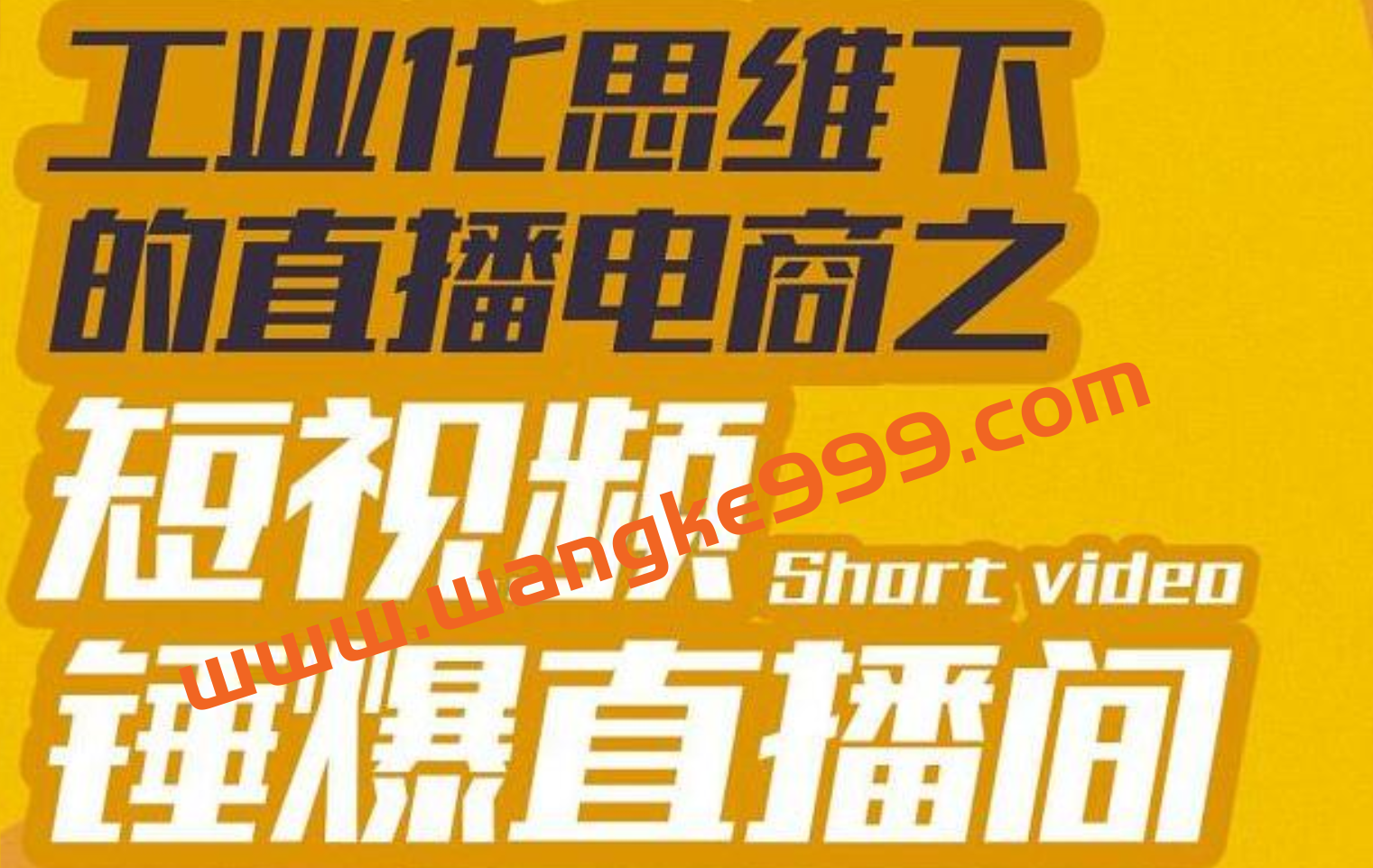 尼克派《工业化思维下的直播电商之短视频锤爆直播间》听话照做执行爆单插图