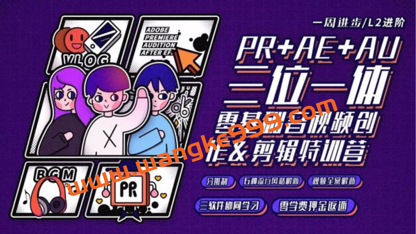 PR+AE+AU三位一体零基础音视频创作&剪辑特训营插图