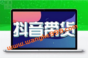 《抖音直播带货入门必学教程》快速上手抖音直播带货