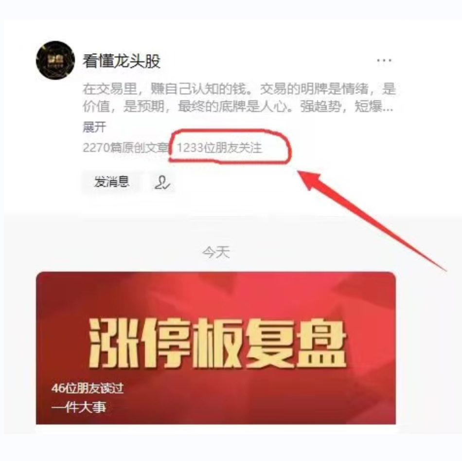 公众号大V【看懂龙头股】复盘哥专栏 带盘群+课程插图