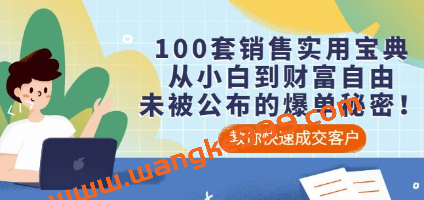 100套销售实用宝典：从小白到财富自由，未被公布的爆单秘密插图