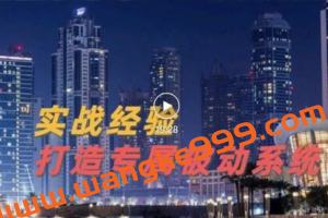 9年引流实战经验，0基础教你建立专属引流系统（精华版）