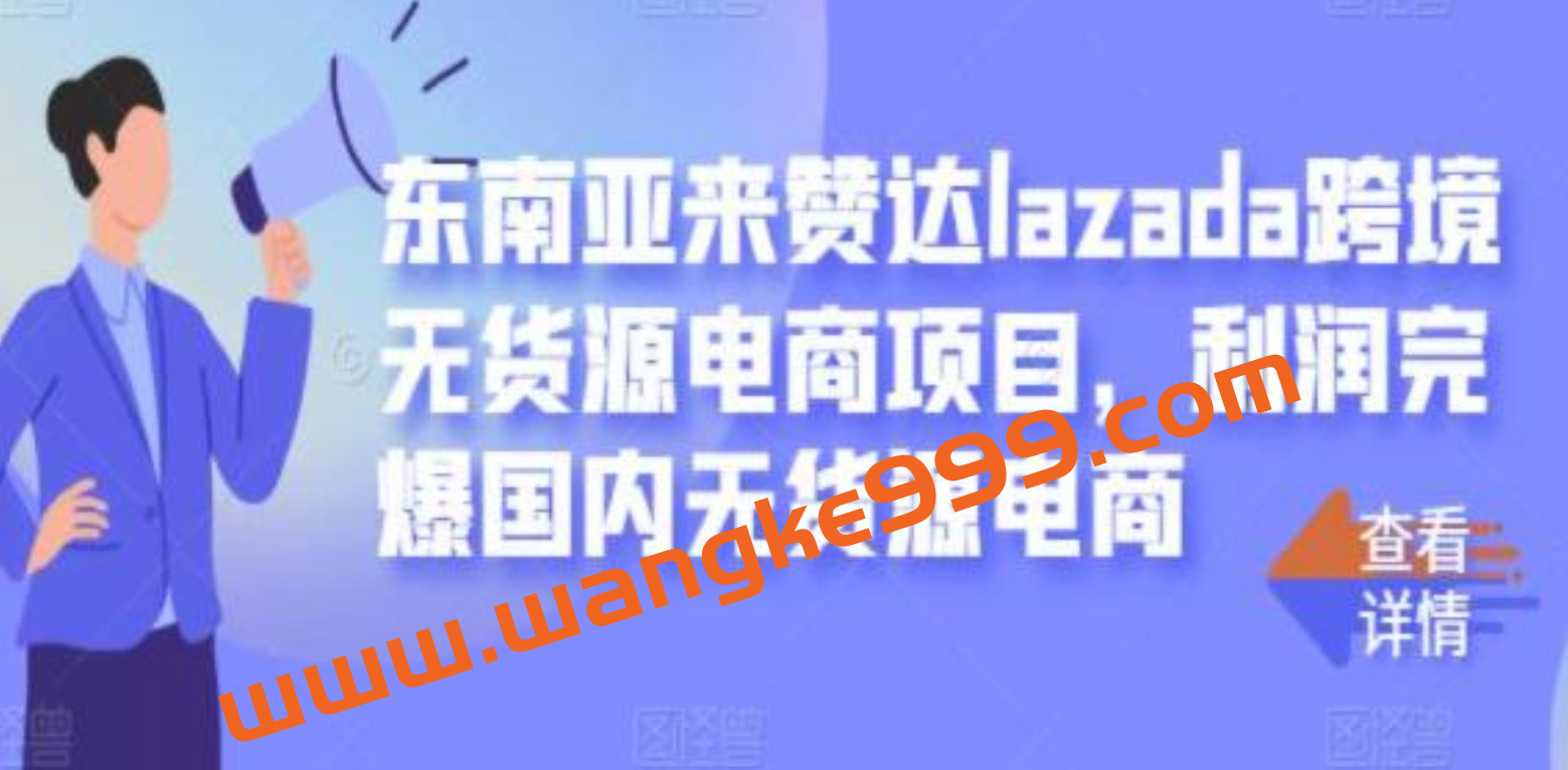 东南亚来赞达LAZADA跨境无货源电商项目《 LAZADA零基础盈利》插图