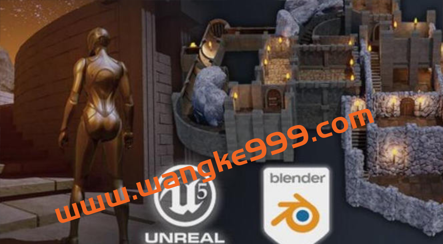 Blender和UE5暗黑地牢RPG游戏制作插图