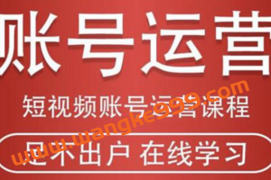 马爸爸·短视频账号运营课程：从话术到短视频运营再到直播带货全流程，新人快速入门