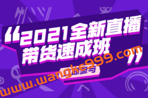 陈晓通2021全新直播带货速成班，从0到1教玩转抖音直播带货