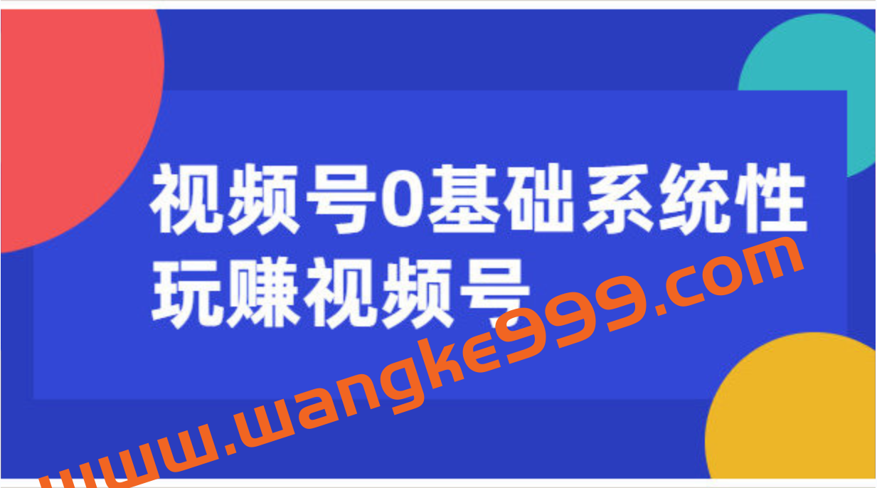 E客先生·视频号0基础系统性玩赚视频号：内容运营+引流+快速变现（20节课）插图