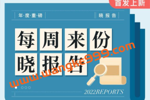 2022年-每周来份晓报告