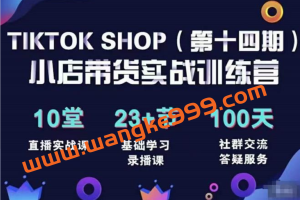 TikTokShop全球店带货训练营（14期）打开全球流量新思维，出海抢占全球新流量，一店卖全球