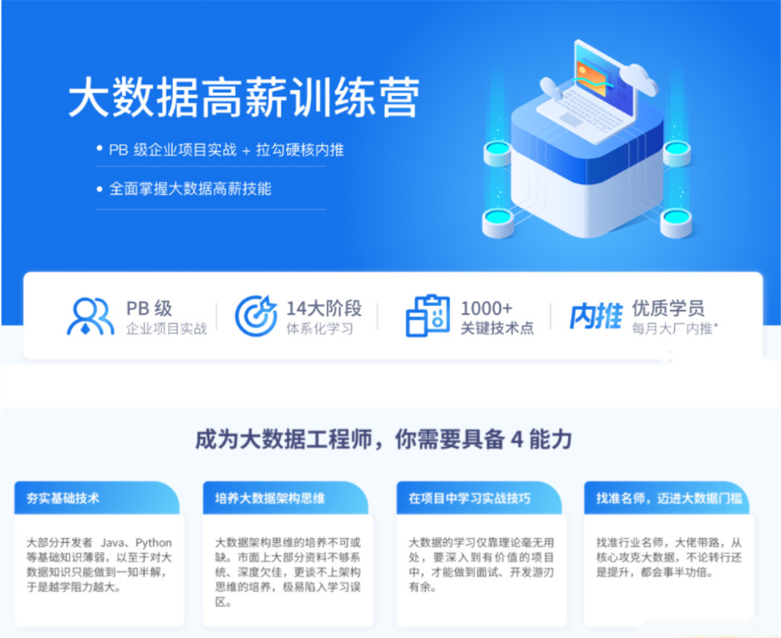 拉勾大数据开发高薪训练营14期插图