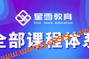 星雪教育淘系高级班，更全的运营提升方案，零基础由浅入深，店铺最新玩法