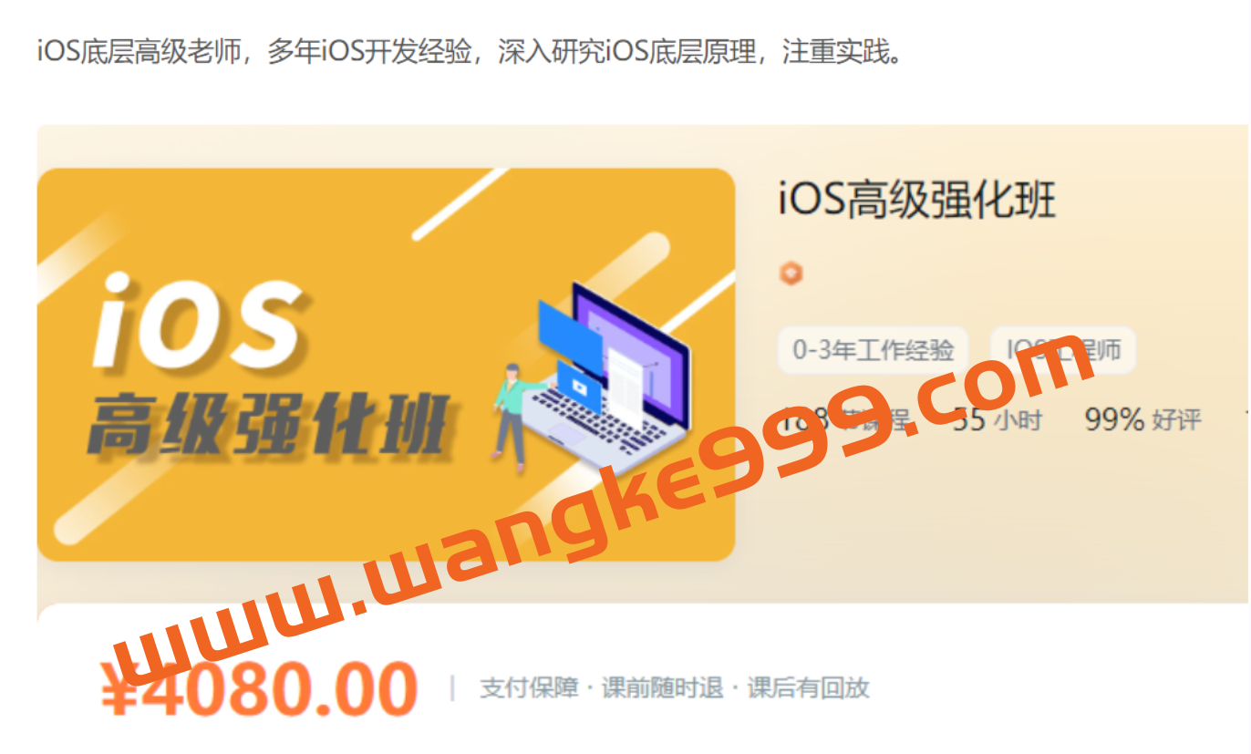 逻辑教育Logic-iOS高级强化班-价值4088元-资料齐全插图