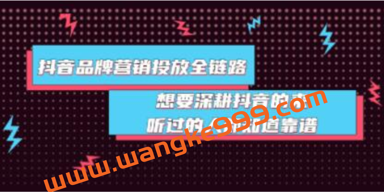 《抖音品牌营销投放全链路》深耕抖音，进行爆品打造品牌老板插图