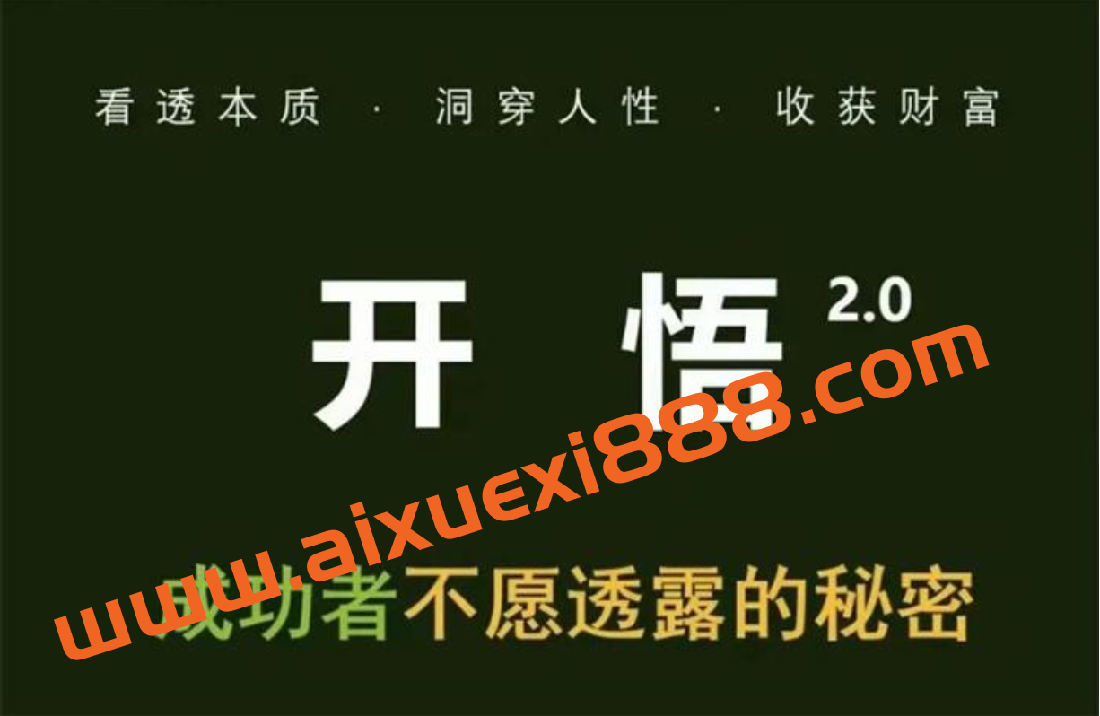 子非鱼《开悟2.0》插图