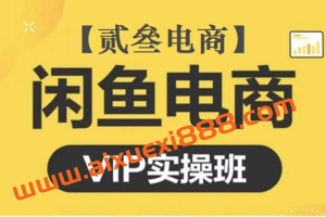 贰叄电商《闲鱼0基础运营实战课程》