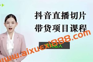 关雅《抖音直播切片带货项目课程》