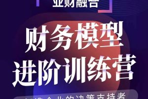 大成方略《财务模型进阶训练营》打造企业的决策支持者