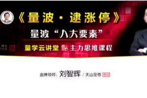 量学云讲堂刘智辉《量学识庄·伏击涨停》38期 量波段位课6段