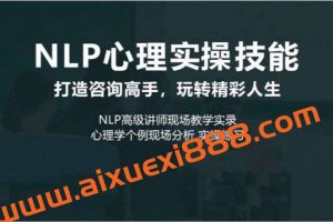 NLP心理实操技能线上课