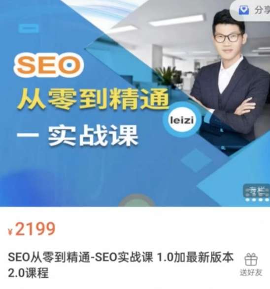 SEO 从零到精通 -Leizi SEO 实战课插图