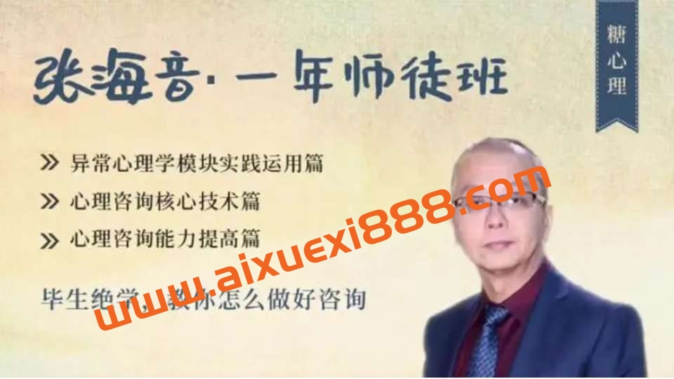 【张海音·师徒班二期45讲】毕生绝学，只为打造这一个课程插图