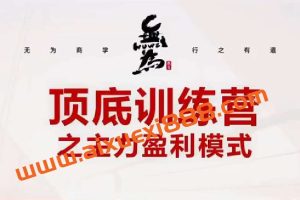 无为教育：顶底训练营之主力盈利模式