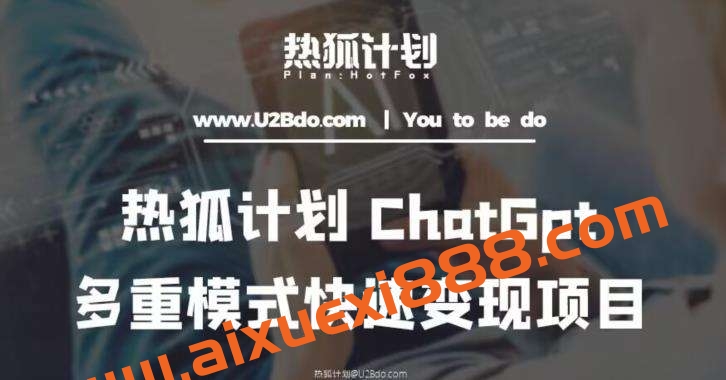 热狐计划：王大陆ChatGpt多重变现实操课，多种模式快速变现插图