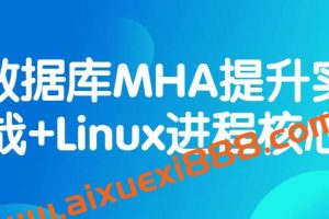 数据库MHA提升实战+Linux进程核心