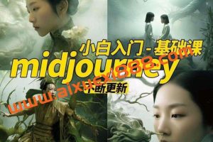 淘不掉学院·midjourney小白入门基础，​AI摄影+AI设计+AI绘画-AIGC作图