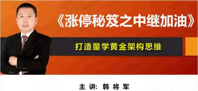 【量学云讲堂】韩将军打造量学黄金架构思维第19期插图