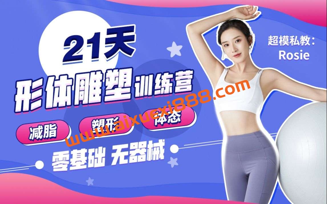 Rosie的私教课：21天减脂塑形训练营插图