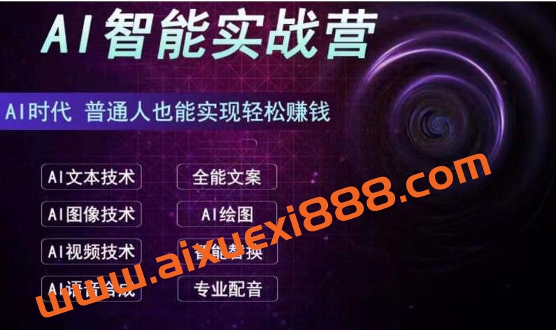 AI智能赚钱实战营保姆级、实战级教程，新手也能快速实现赚钱（全套教程）靠谱副业项目插图