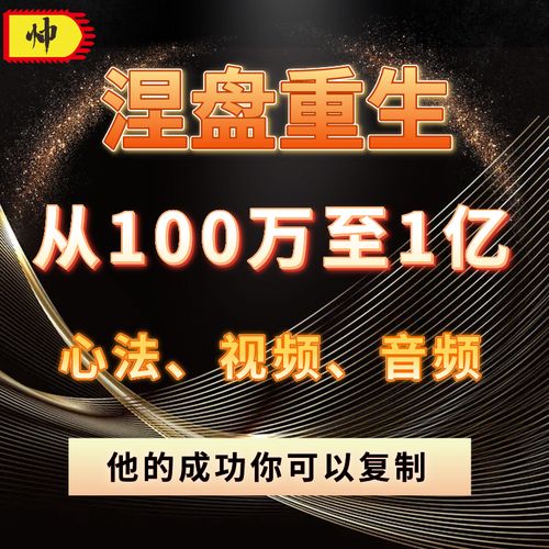 涅槃重升《从100万到一亿》资料合集